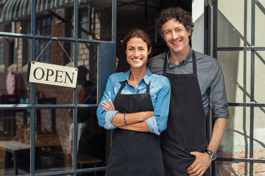 Blog - Small business owners couple